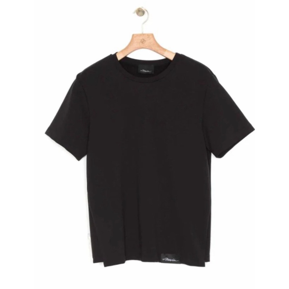 3.1 Phillip Lim Perfect Tee Black Short Sleeve Crew Neck‎ Cotton T-Shirt XL NEW